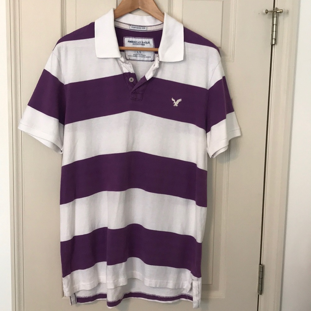 America Eagle Vintage Fit Eagle Polo